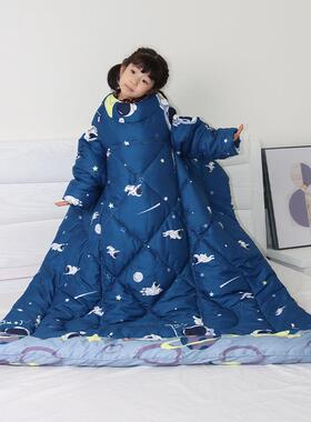 IAG新款多功能带袖一体式可懒抱被枕人冬季懒人被带袖穿抱枕被子