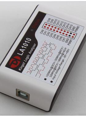 KinstLA1010逻辑分析仪10MOO样0M采g率16通道可调阈值WMP输出