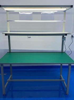 厂金家工作静台防电打台双层带50238灯包五操作台流水线车间设备