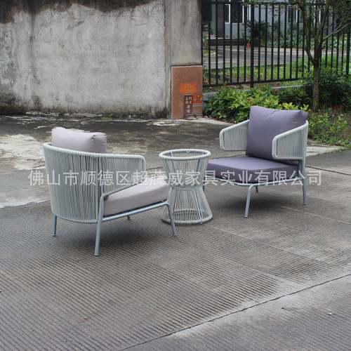 户户外NOY家闲具阳台休餐院椅外藤椅三件套户外庭餐桌椅