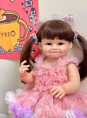 NPK5厘5米微笑酒窝宝全宝仿真婴儿胶重生娃娃电商3039货源