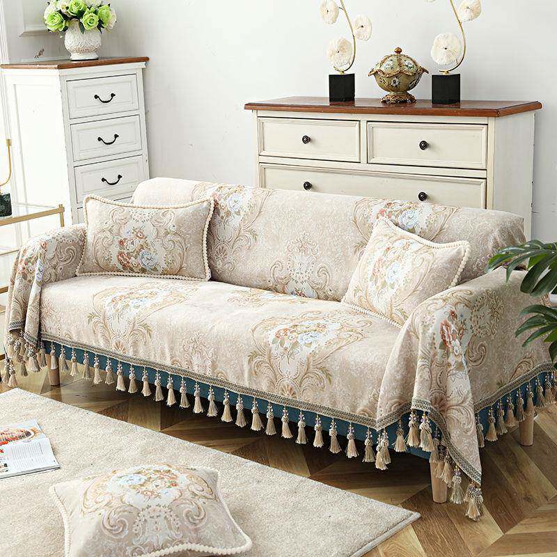 欧式沙发巾四全盖一片式全季包盖FYY布客厅抓防猫感沙发套罩