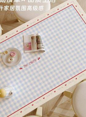 小清桌垫防水防油免洗防烫桌布20桌2F99S6HM55轻奢餐感茶几面保护