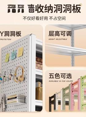 置物地架多层收纳架货架家储物架落防下OOB空式阳台尘储藏间铁架