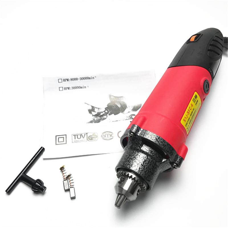 240W调PUS速电磨6M机M夹头电钻磨软轴延长杆锯直磨针片44PC磨机