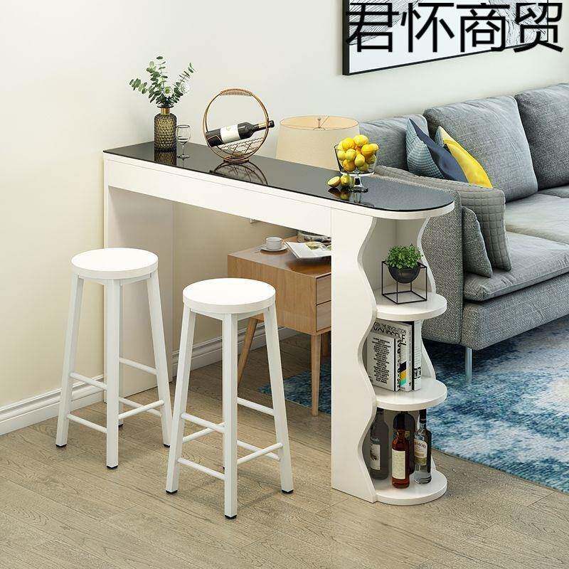 小轻几户型吧简台桌家用现代约客厅玄关小吧台沙78202发边餐厅奢
