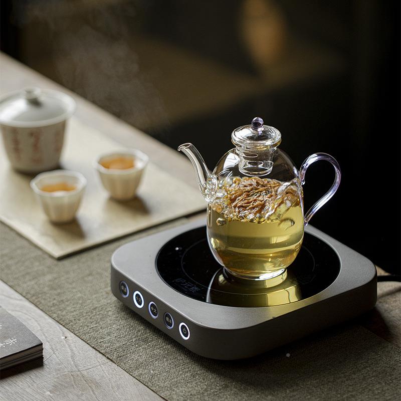 宋璃执式壶高硼硅耐高宋远壶温煮玻茶壶泡茶壶电陶炉烧玻水壶璃壶