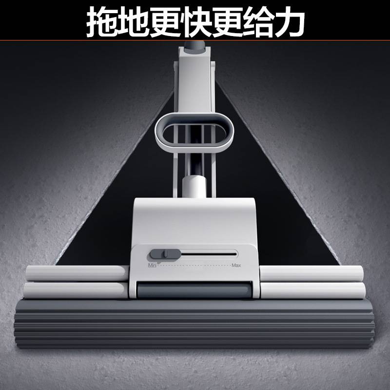 大卫吸水海绵M11/M12免手洗一拖懒人家用胶棉式拖拖把头地拖布净