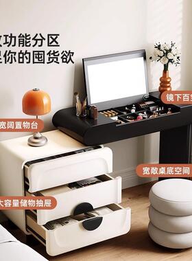 SMEF759大小实木梳妆台斗柜体简古约无品牌/一现代卧圆室复风小户
