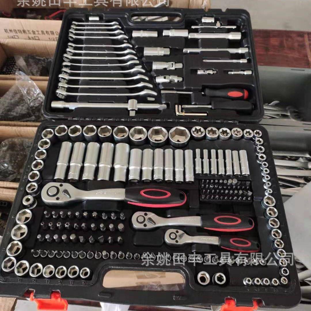 52维1PC套组无品牌/家用组合工具套装专业修工具216PC