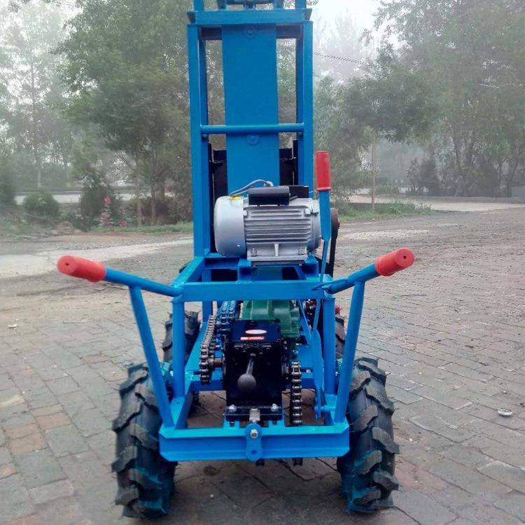 成德链夯土机BQB柴油自行夯条走土式机自走砸夯机