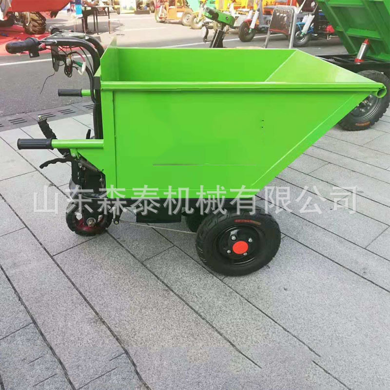 工地48V电动灰斗车混凝土工具车