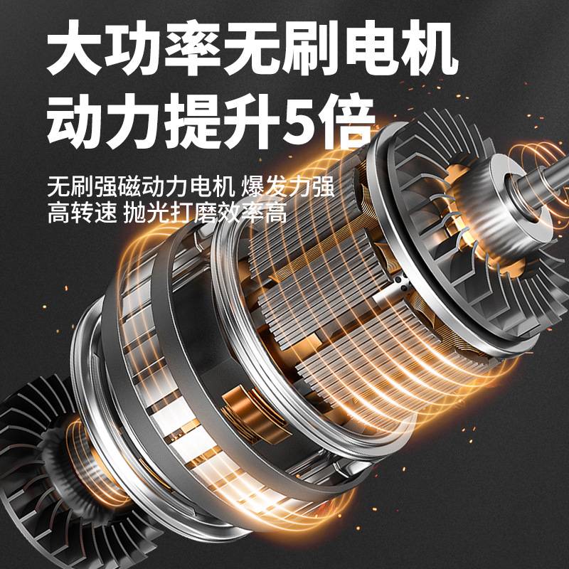 多功能一体化工程家装万用宝无刷充电式锂电角磨机一机多用电磨机