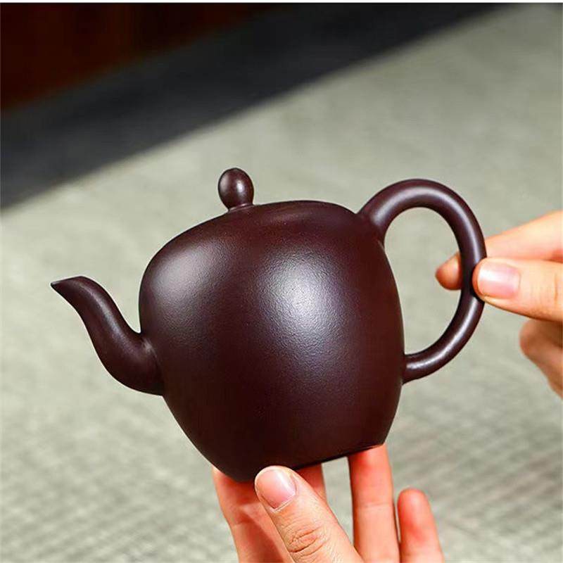 工宜紫砂壶新品上架矿紫朱泥手美兴人肩zj0919原产地直播供原货