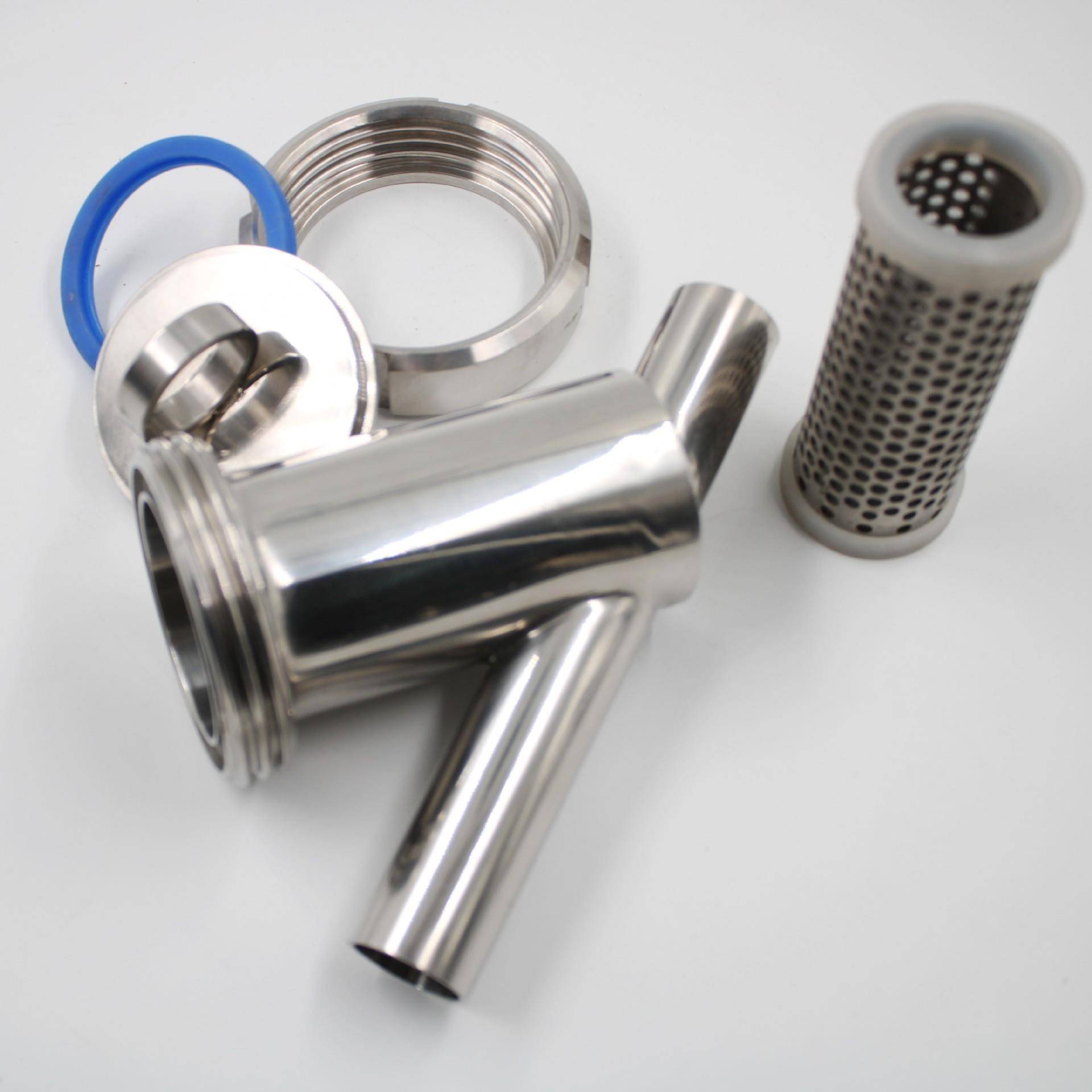 卫生级型接过滤器管道过滤材焊质Y30KED4对焊过滤器（量大器优惠