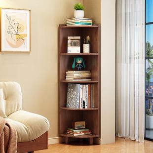 实角柜转木角置物架靠边三角窄柜家用收子纳储墙物柜扇形拐角9905