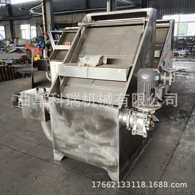 养殖猪粪干湿筛分离机斜固液52425分离场机干湿分离式粪便脱水机