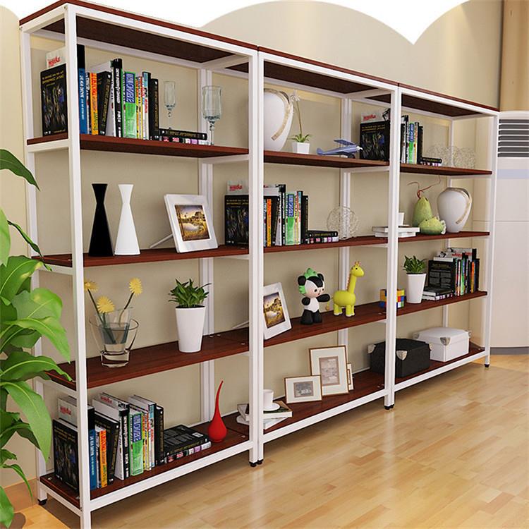 客IDP厅架创意置物场架商多货架层落地陈列展示展柜钢木儿童书架