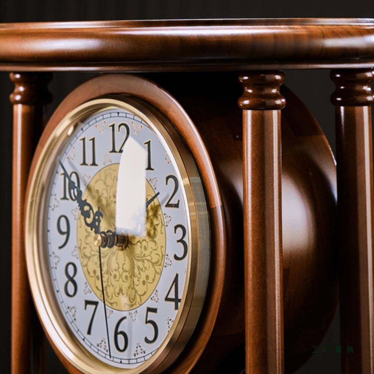 225新款中式实木座钟客厅静音式F977THT8桌面钟表欧大号台0钟台式,畜牧/养殖物资,特种养殖设备,淘宝优惠券,粉丝福利购,淘宝优惠卷