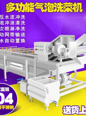 裙带大去沙清UIU洗菜机白菜智能清洗设备净配送自洗动菜机