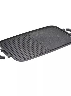 式长方形不粘烤卡式32397盘麦炉饭石便捷家用户外烧韩烤盘加盘厚