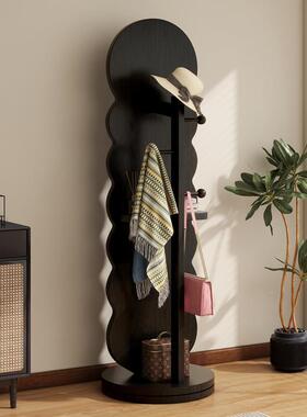 转穿衣镜全式身落地旋镜家用帽卧室挂衣架镜子一体立可旋转94619