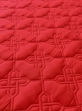 结婚红色床笠护单DKD件全棉纯棉床垫罩款床单防滑婚大庆床席梦思