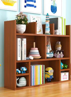 上简易书架学宿26137生舍多层置物架办公室桌简桌约收纳架面儿童