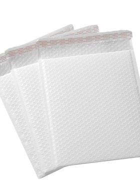 珠光快膜气泡信封袋白色自沾防防震服装递泡沫气包水装87989袋泡自黏袋