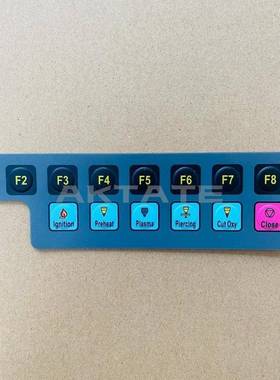 数控切割机交大统按键贴系新款方菱数控盘F2100B显示屏87682膜幕