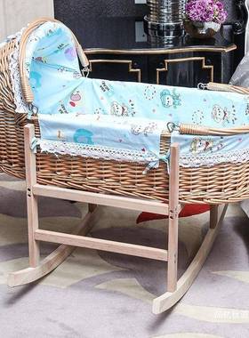 CCE婴儿篮子提篮出院宝行提篮平躺手便携新出生儿宝床小摇篮床