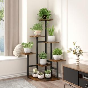 艺花架室内客厅XKO阳台多层展示室架铁办公多肉绿萝物置架绿植轻