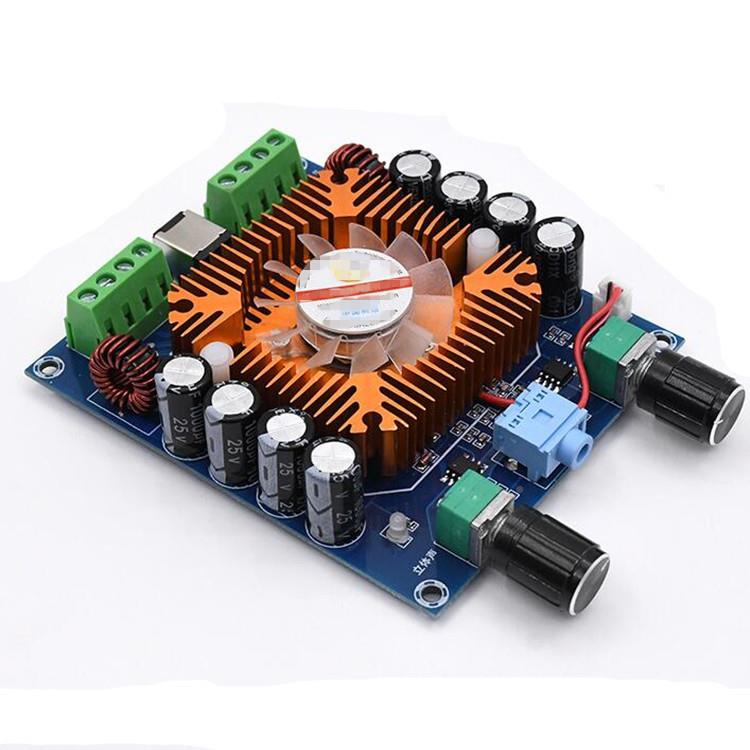 BMEXH-A372大率汽车级放8板功TDA750高清数字混合功放功率功4*50W