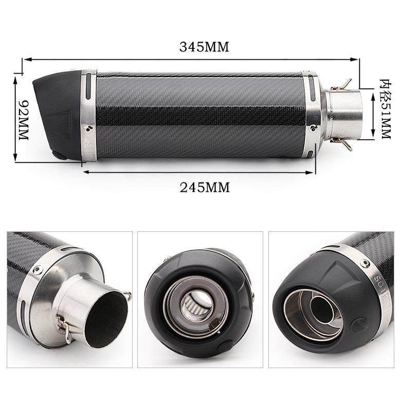 6摩托跑车小忍者20457200/30Z010R750ZXR800R6改装蝎子炸街排气管