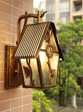 厂家直销铝外材压铸防水庭院46520壁灯欧户式中式风户外格房子围