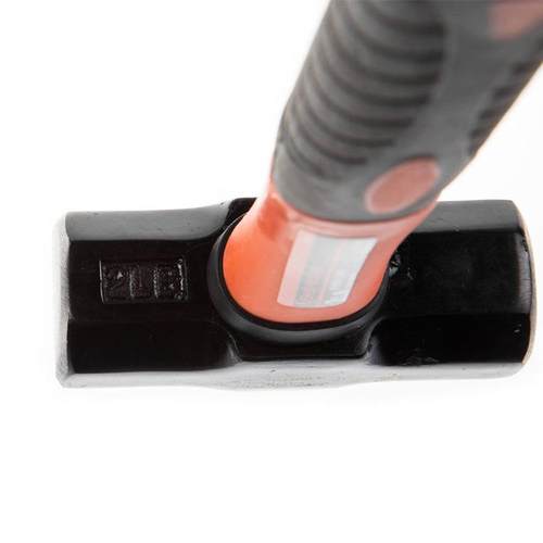 SHFFIELD/钢石盾纤维E柄八角锤2LB重61038型工拆墙开凿防震锤S089