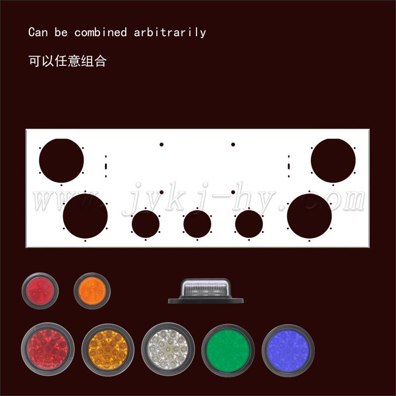 12V24V LED卡车尾灯通用拖车卡车尾灯 货车尾灯