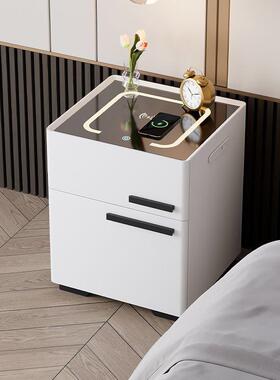 智能床头柜保险柜多功轻奢无线能现代充体电卧保室82162家用险箱