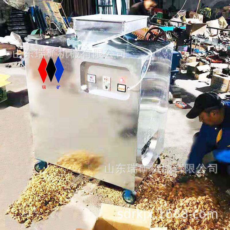 陕去西黄小TGD型核仁桃剥壳机龙山核桃果仁壳机核桃壳分离机