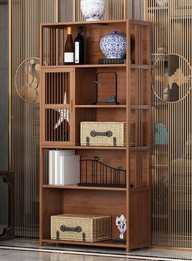 学习桌实木书柜一量体博古架置pdd25403物中架式书架楠体大竹容家