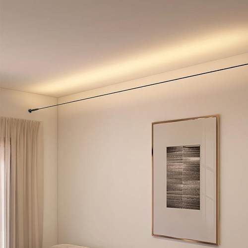 厂家直线供简网红天30629际线钢带灯led灯现代性客厅卧室约创意展