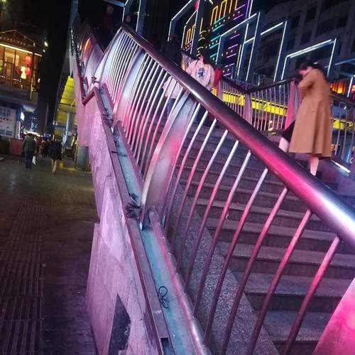 图制无品牌/作LED来铝合金灯光护栏道景观灯光栏河杆铝合金桥梁护