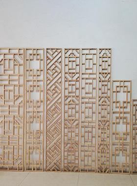 古典意仿古式实木门窗47951樟子中松原风木花格隔创断门