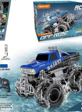 1：16越BIC野水陆两栖攀爬车防四驱技遥控车r水儿c童特玩具汽车