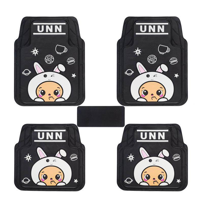 可裁剪无品牌/汽车脚垫汽车乳四通用胶脚垫厚易清季洗加防水防滑