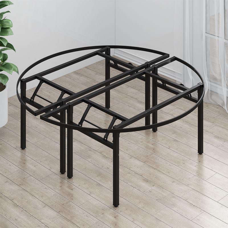 简约折叠架可桌F77HTM55脚架长方形餐桌腿折叠支桌架架铁脚四方形
