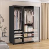 租日系11417简易衣柜家用卧室衣多层布衣柜带屉抽出房收纳柜大容