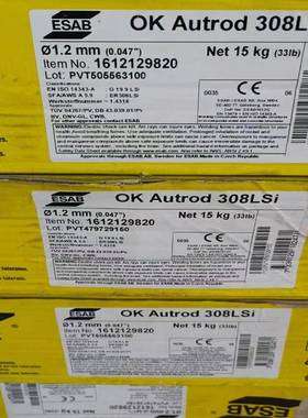 ESAB伊萨OK焊Aubrod316LSi不钢丝焊瑞锈典伊IWY萨条