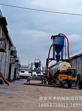 广西灰粉料罐负车气力输送机46640压水泥粉清库干机无粉尘装吸灰