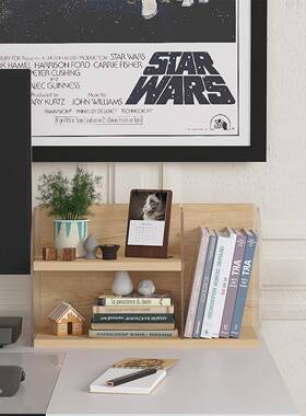 t桌面置物架多层桌f上亚克力收纳置物柜架书书立办公桌家90193用